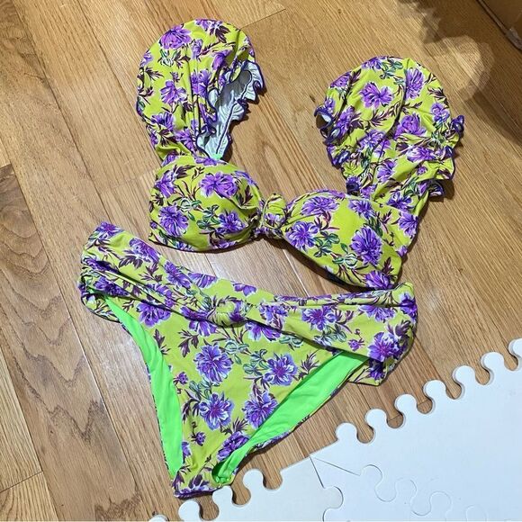 NWOT Anthropologie Beach Riot Robyn Bikini Set - Picture 4 of 6